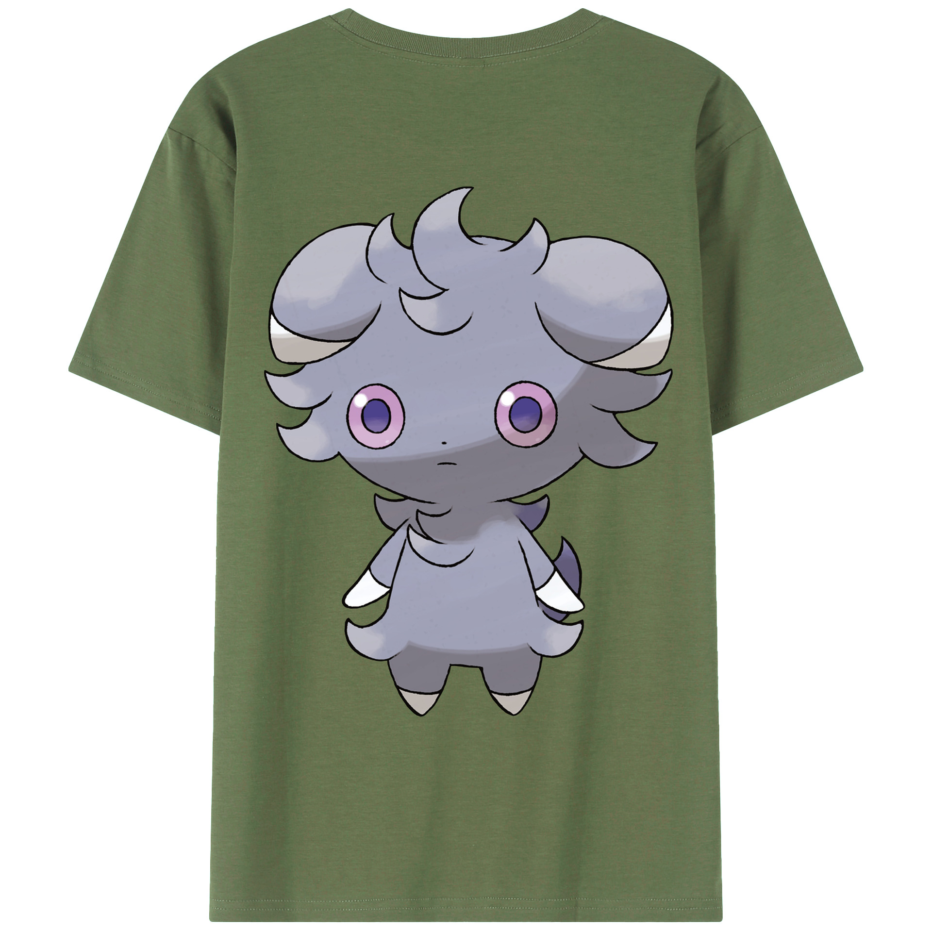 （画像用） ポケットモンスター Pokémon 綿100％ メンズ半袖Tシャツ（バックプリント） 通気性
